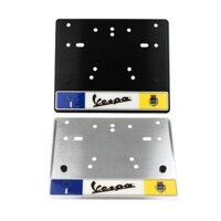[Giảm giá sự kiện] Vespa Vespa GTS300 Spring Sprint 150 Bộ phận sửa đổi đa năng Khung biển số không thủng hợp kim nhôm