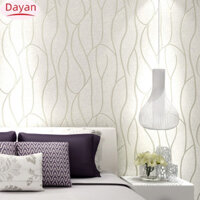 Giảm giá thanh lý 10m 3 Lớp Giấy Dán Tường Không Dệt Đơn Giản Hiện Đại Dày Chống Thấm Nước Chống Ồn Phòng Khách Phòng Ngủ Tivi