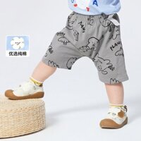 Giảm Giá Thương Hiệu Quần Short Cho Bé Quần Bé Trai Cotton Nguyên Chất PP Quần Bé Gái 2023 Phiên Bản Hàn Quốc Quần Thường Ngày 3.A24