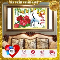 GIẢM GIÁ - TRANH THÊU CHIM CÔNG -DLH-222820