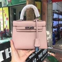 GIẢM GIÁ TÚI H M K E L L Y hồng nude sz 20 ảnh thật shop tự chụp