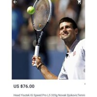 Giảm giá Vợt tennis Head Youtek L5 335g Djokovic