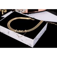 [GIẢM GIÁ]Dây chuyền Titan khắc chữ M