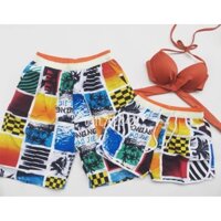 (Giảm giá)Đồ đôi, đồ cặp đi biển hoạ tiết độc đáo, đủ size 40-60kg sexy