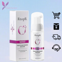 🦋giảm giá🦋Kem Làm Trắng Răng RtopR Mint tooth whitening 60ml Làm trắng răng, hơi thở tươi mát, giảm mảng bám răng