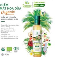 Giấm hữu cơ mật hoa dừa Sokfarm 265ml thay thế giấm táo hữu cơ giảm cân, detox thải độc, gia vị nấu ăn, pha chế đồ uống