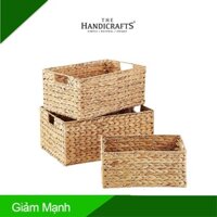 (Giảm Mạnh) Giỏ Lục Bình (Giỏ bèo tây) khung sắt có tay cầm | The handicrafts