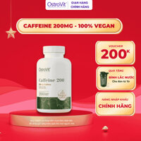 Giảm mệt mỏi, buồn ngủ, stress Ostrovit Caffeine 200mg 200 viên giúp cải thiện trí nhớ và tăng hiệu suất não bộ
