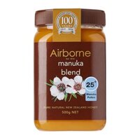 [Giảm Ngay 50K]Mật Ong Manuka Blend 25+ New Zealand Airborne - 500gram