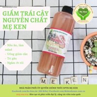 Giấm nho  Mẹ Ken - lên men tự nhiên từ nho sạch Vietgap - 500ml