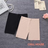 GIẢM Quần đùi mặc váy đúc thông hơi HÓT HÍT - CHILLHOUSE - đen