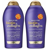 [Giảm Rụng,Giúp Mọc Tóc]️ BIOTIN Tím Bộ Dầu Gội + Xả 577ML BIOTIN COLLAGEN OGX