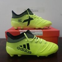 giảm sâu 12-12 Giày đá bóng X17.1 FG xanh chuối