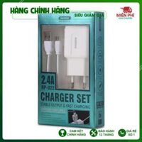 [Giảm Sâu – FreeShip] BỘ SẠC NHANH 2 CỔNG Remax Rp U22 Kèm Cáp Micro Usb | Sạc Nhanh Không Nóng | 42005