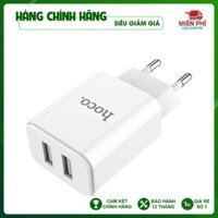 [Giảm Sâu – FreeShip] CỦ SẠC NHANH 2 CỔNG Hoco C62A Chính Hãng Hoco | 100% Giao Hàng Chuẩn | 34005