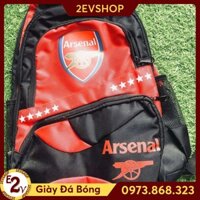 GIẢM SÂU [FreeShip]  Phụ Kiện Bóng Đá Giá Tốt Balo Arsenal Đỏ Đen rẻ vô địch