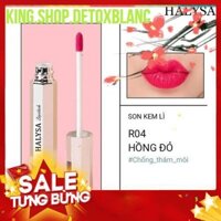 [Giảm sốc] [Chính hãng] Son Kem Lì Halysa – Son chống thâm môi cao cấp halysa.cosmetic [son nhập khẩu nguyên liệu từ Mỹ]
