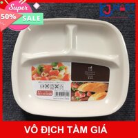 [GIẢM SỐC] Combo khay ăn dặm 3 ngăn và bộ thìa nĩa nhựa nhập khẩu từ Nhật - FREESHIP