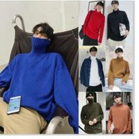 GIẢM SỐC Hàng Chuẩn- (Có sẵn đỏ)Áo len cổ lọ nam hàn quốc(hình thật) -A12d 2021 ⁶