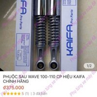 Giảm sóc sau wave thái /phuộc sau wave chính hãng kaifa