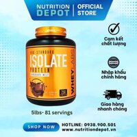 GIẢM SỐC Sữa tăng cơ Wheylabs Pro Standard Isolate Protein Hộp 2.27 kg 81 lần dùng - Nutrition Depot  - Chocolate Melt