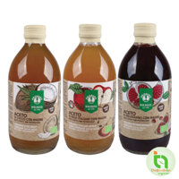 Giấm Táo - Giấm Dừa - Giấm Lựu Hữu Cơ Có Giấm Cái ProBios 500ml