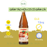 Giấm táo hữu cơ apple cider vinegar chai 500ml và 750ml (Voelkel - ProBios)