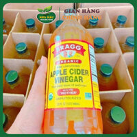 Giấm Táo Hữu Cơ BRAGG Apple Cider Vinegar 473ml – Bí Quyết Sức Khỏe Tự Nhiên