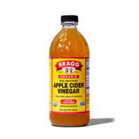 Giấm táo hữu cơ Bragg Apple Cider Vinegar 473ml (hàng Mỹ)