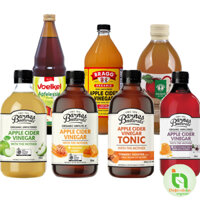 Giấm táo hữu cơ Bragg - Barnes Naturals - Probios - Voelkel Organic Apple Cider Vinegar