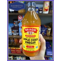 Giấm Táo Hữu Cơ Bragg Organic Apple Cider Vinegar 473ml