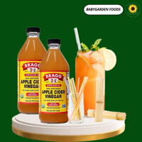 Giấm Táo Hữu Cơ BRAGG ORGANIC APPLE CIDER VINEGAR 473ml