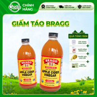Giấm Táo Hữu Cơ Bragg Organic Apple Cider Vinegar BRAGG Có Giấm Cái