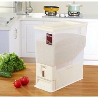 [giảm] Thùng Đựng Gạo Thông Minh 15kg Rice Box The Flamme (Trắng)