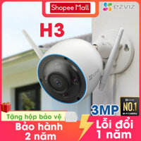 [GIẢM TỚI 300K] Camera EZVIZ H3 2K 3mp Siêu Nét, Phân Biệt Người/Xe , Đàm thoại, vẫy tay gọi điện