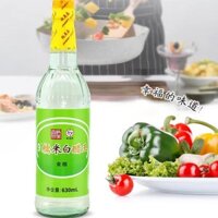 Giấm trắng gạo nếp Zhimei Zhai 9 độ King 630ml, giấm nấu từ gà trống dùng để ngâm rau củ, chấm, món ăn lạnh và làm gia vị