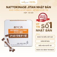 Giảm Triglyceride NATTOKINASE Jintan Nhật Bản, hộp 60 gói