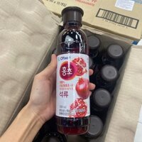 Giấm uống lựu đỏ Hàn Quốc HongCho O’food chính hãng, hỗ trợ giảm cân, giữ dáng & đẹp da