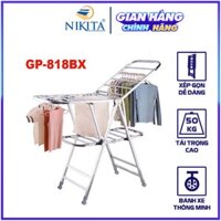 Giàn phơi đồ thông minh  đa năng, Giàn phơi để sàn Inox gấp gọn, Chính hãng NIKITA nhiều mẫu mã lựa chọn - GP818A-BX