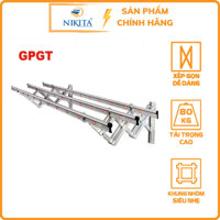 Giàn phơi gắn tường nhôm - Kệ Phơi Đồ Inox Để Sàn Thông Minh Gấp Gọn - Mẫu mới 2025