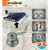 Giàn Phơi Hòa Phát Inox Ks990 (Miễn Phí Lắp Đặt Tại HN)