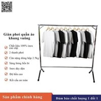 Giàn phơi quần áo đơn bằng inox cao cấp 150cm chính hãng GIATOT GTS21