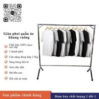 Giàn phơi quần áo đơn bằng inox 150cm chính hãng GTS21 cao cấp