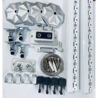 Giàn phơi quần áo thông minh treo trần Q6 Hòa Phát chính hãng (nguyên bộ đầy đủ linh kiện + 2 thanh phơi)