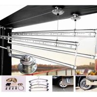 Giàn phơi thông minh Hòa Phát 4 thanh đầy đủ phụ kiện và ốc vít lắp đặt
