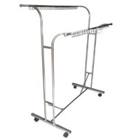 Giàn sào phơi đồ inox đôi có khoen