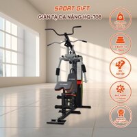Giàn tạ đa năng HQ-708, máy tập thể hình đa năng với trên 30 bài tập, máy tập GYM gia đình giá rẻ