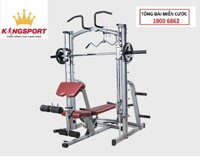 GIÀN TẠ ĐA NĂNG KINGSPORT BK-1999 PRO ( TẶNG KÈM 50KG TẠ ) khung sườn cứng cáp. giàn tạ tập gym chuyên nghiệp tại nhà