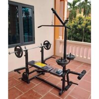 Giàn tạ đa năng Xuki kèm 40kg tạ gang và đòn đẩy 1.5m