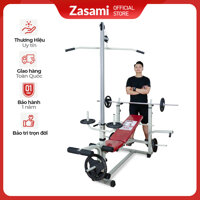 Giàn tạ đa năng Zasami DV 2014 kèm 54kg tạ gang , đòn tạ 1m5, 1 găng tay tập tạ